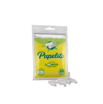 Filtro Papelito Tradicional Longo 22mm X 6mm (Pacote de 120un)