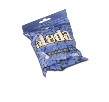 Filtro para Cigarro Aleda Slim Extra Long Blue (Pacote com 150)